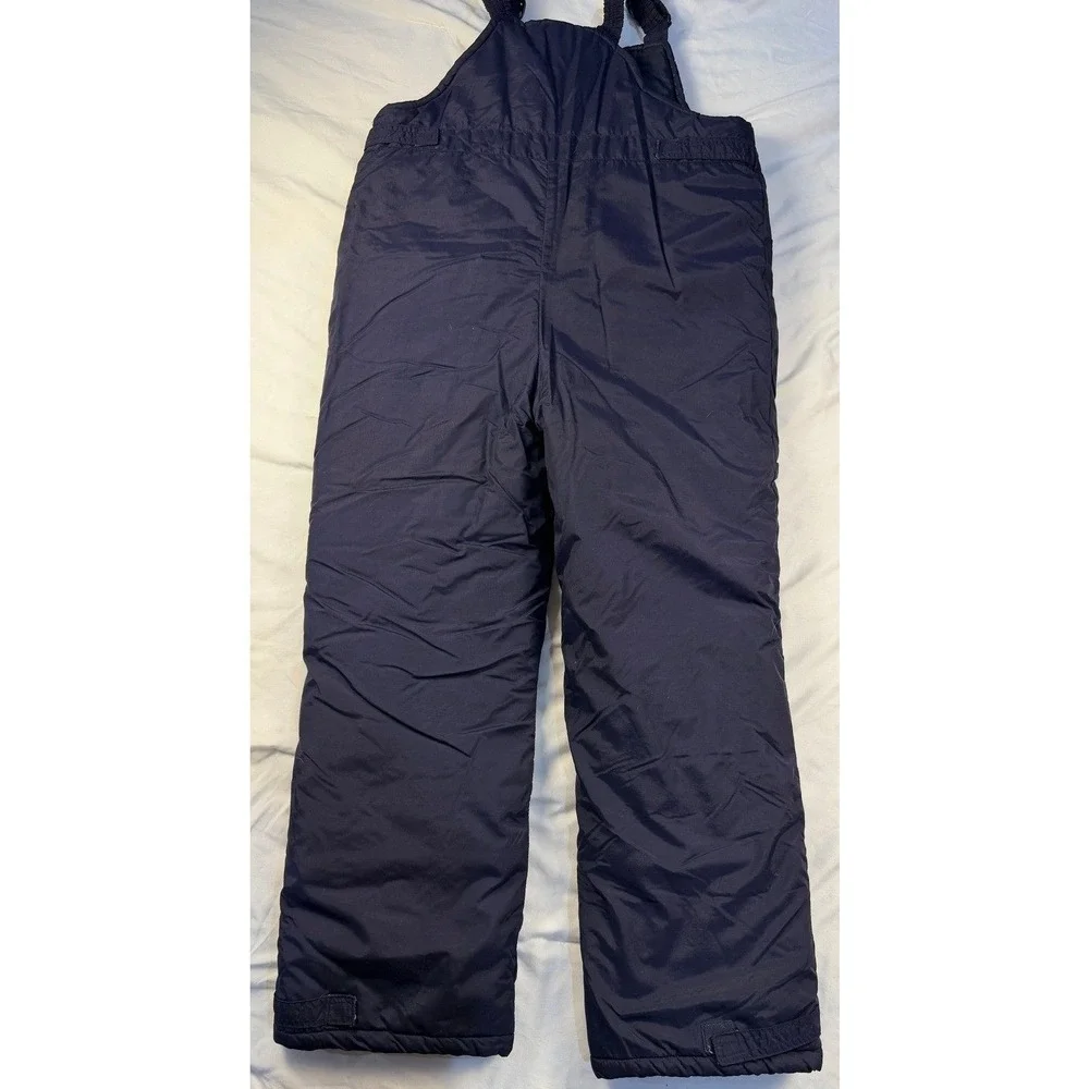 Kids Navy Blue Snow Bib Overalls Pants Size XL 14 16 Winter Ski‎ Snowboard